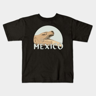 The Serpent of the Temple of Kukulcán Mexico Kids T-Shirt